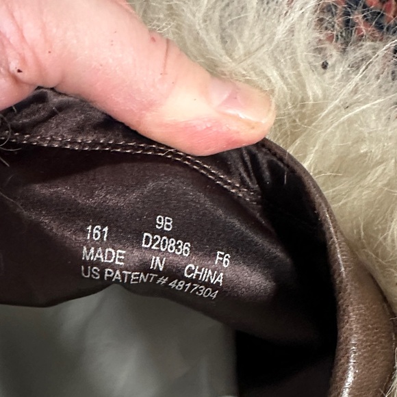 Cole Haan Brown and Cream Fur Boots - Picture 4 of 4